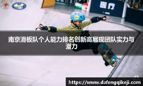 南京滑板队个人能力排名创新高展现团队实力与潜力